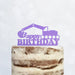 Cake Topper (Happy Birthday) Geburtstag Bagger Deko (Beere)
