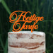 Cake Topper (Heilige Taufe) Acryl/Holz, Tortenstecker, Tortenaufsatz, Torte, Kuchen, Stecker, Deko, Caketopper (Beere)