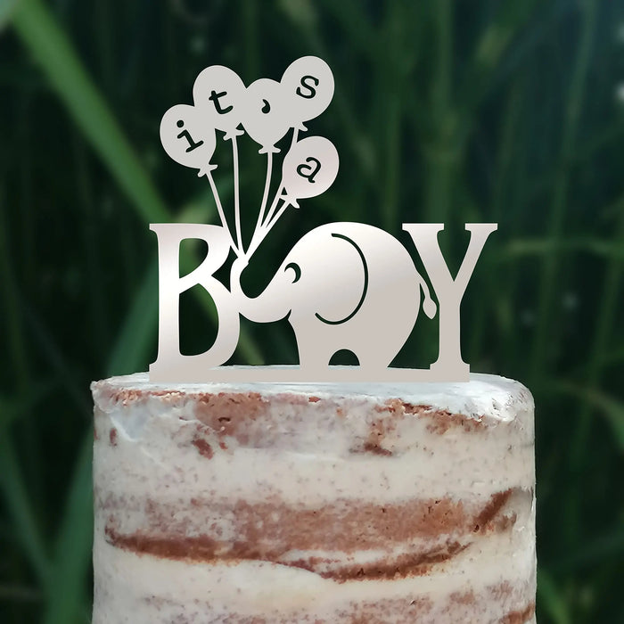 Cake Topper (It's a Boy) Junge Baby Party Shower Torte Kuchen Deko (Beere)
