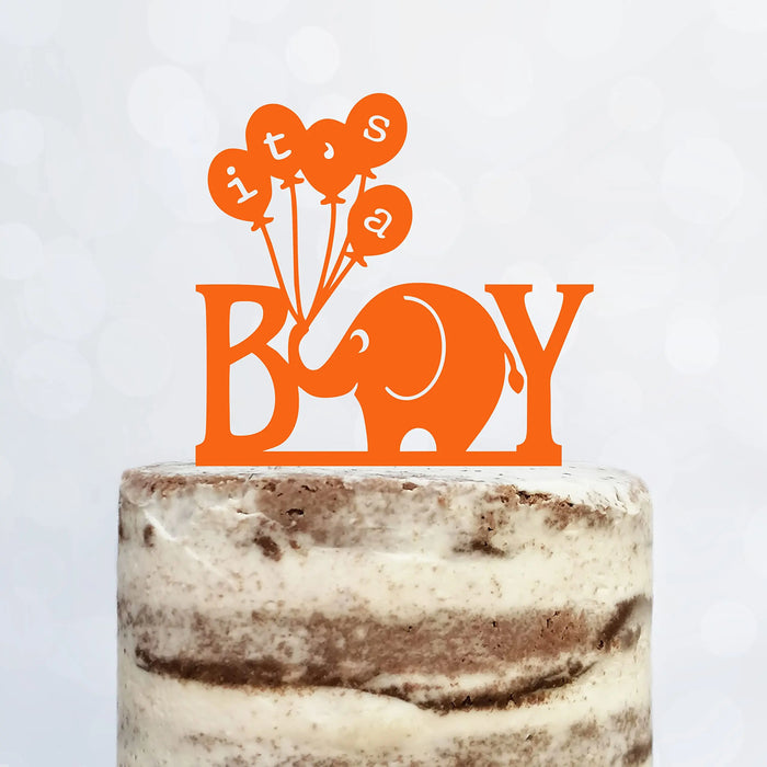 Cake Topper (It's a Boy) Junge Baby Party Shower Torte Kuchen Deko (Beere)