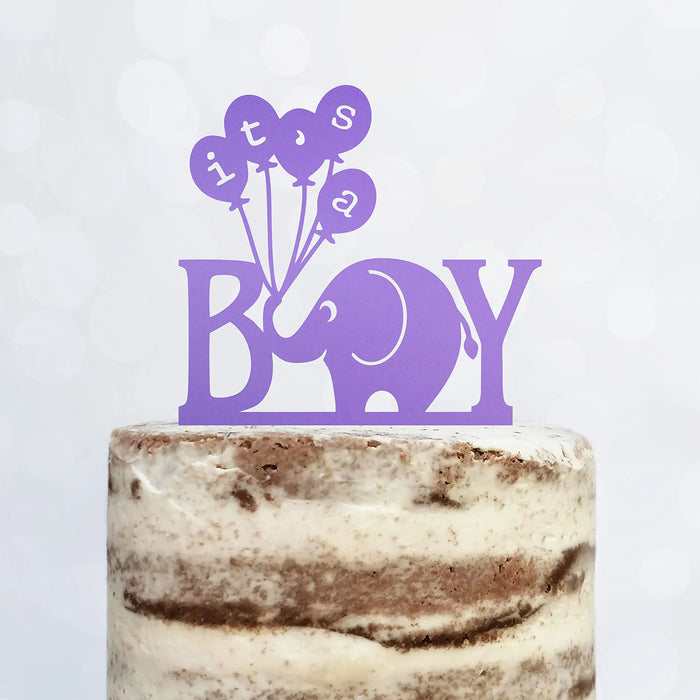 Cake Topper (It's a Boy) Junge Baby Party Shower Torte Kuchen Deko (Beere)