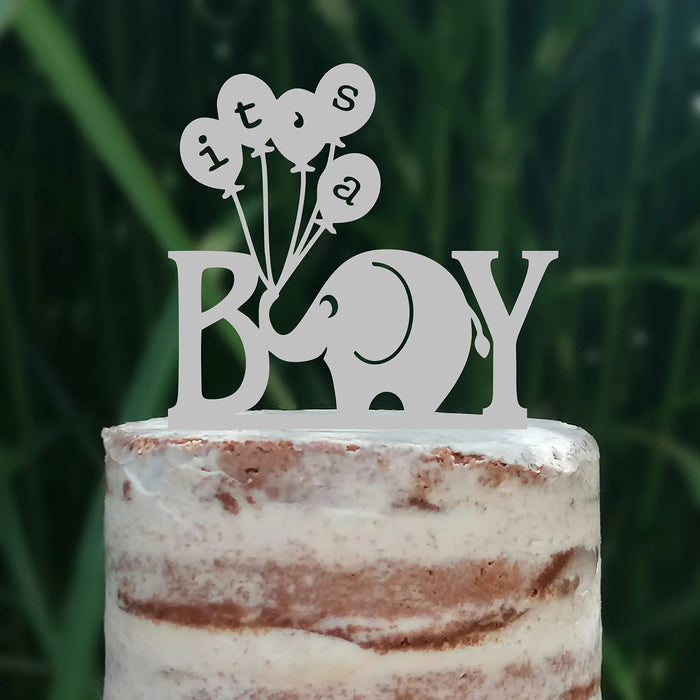 Cake Topper (It's a Boy) Junge Baby Party Shower Torte Kuchen Deko (Beere)