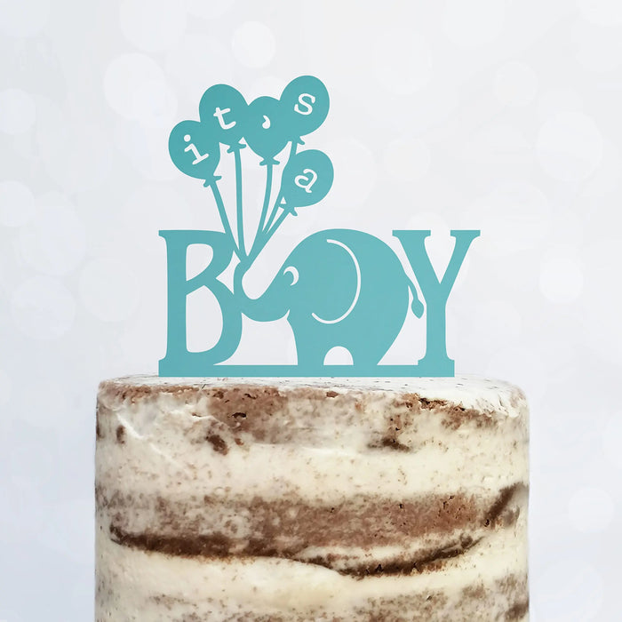 Cake Topper (It's a Boy) Junge Baby Party Shower Torte Kuchen Deko (Beere)