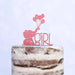 Cake Topper (It's a Girl) Mädchen Babyparty Shower Torte Deko Kuchen (Beere)