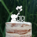 Cake Topper (It's a Girl) Mädchen Babyparty Shower Torte Deko Kuchen (Beere)