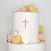 Cake Topper (Kleines Kreuz) Acryl/Holz, Taufe, Kommunion, Konfirmation, Firmung, Tortenstecker, Torte, Kuchen, Stecker, Tischdeko, Streudeko, Caketopper, Cake Board becline