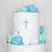 Cake Topper (Kleines Kreuz) Acryl/Holz, Taufe, Kommunion, Konfirmation, Firmung, Tortenstecker, Torte, Kuchen, Stecker, Tischdeko, Streudeko, Caketopper, Cake Board becline