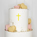 Cake Topper (Kleines Kreuz) Acryl/Holz, Taufe, Kommunion, Konfirmation, Firmung, Tortenstecker, Torte, Kuchen, Stecker, Tischdeko, Streudeko, Caketopper, Cake Board becline