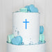 Cake Topper (Kleines Kreuz) Acryl/Holz, Taufe, Kommunion, Konfirmation, Firmung, Tortenstecker, Torte, Kuchen, Stecker, Tischdeko, Streudeko, Caketopper, Cake Board becline