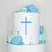Cake Topper (Kreuz) Charm, Acryl/Holz, Taufe, Kommunion, Konfirmation, Firmung, Tortenstecker, Torte, Kuchen, Stecker, Deko, Caketopper becline