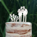 Cake Topper (Männerpaar), Mr & Mr, Hochzeit, Verlobung, Trauung, Acryl/Holz, Tortenstecker, Tortenfigur, Tortendeko, Hochzeitstorte, Mann und Mann, Herren, Gay, Schwul, Tortenständer (Beere)