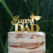 Cake Topper (Super DAD) Acryl/Holz, Tortenstecker, Tortenfigur, Tortendeko, Torte, Tortenständer, Geburtstag, Vatertag becline