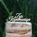 Cake Topper (Zur Kommunion) Acryl/Holz, Tortenstecker, Torte, Kuchen, Stecker, Deko, Caketopper (Beere)