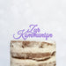 Cake Topper (Zur Kommunion) Acryl/Holz, Tortenstecker, Torte, Kuchen, Stecker, Deko, Caketopper (Beere)