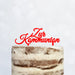 Cake Topper (Zur Kommunion) Acryl/Holz, Tortenstecker, Torte, Kuchen, Stecker, Deko, Caketopper (Beere)