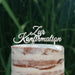 Cake Topper (Zur Konfirmation) Acryl/Holz, Tortenstecker, Torte, Kuchen, Stecker, Deko, Caketopper (Beere)