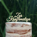 Cake Topper (Zur Konfirmation) Acryl/Holz, Tortenstecker, Torte, Kuchen, Stecker, Deko, Caketopper (Beere)