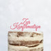 Cake Topper (Zur Konfirmation) Acryl/Holz, Tortenstecker, Torte, Kuchen, Stecker, Deko, Caketopper (Beere)