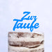 Cake Topper (Zur Taufe) Acryl/Holz, Tortenstecker, Torte, Kuchen, Stecker, Deko, Caketopper (Beere)