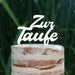 Cake Topper (Zur Taufe) Acryl/Holz, Tortenstecker, Torte, Kuchen, Stecker, Deko, Caketopper (Beere)