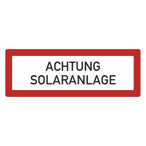 Hinweisschild - Brandschutzeinrichtung - Einsatzhinweise - StVO - DIN 4066 - Für Innen und Aussen - PVC Aufkleber - selbstklebend - 105x297mm becline
