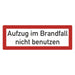 Hinweisschild - Brandschutzeinrichtung - Einsatzhinweise - StVO - DIN 4066 - Für Innen und Aussen - PVC Aufkleber - selbstklebend - 105x297mm becline