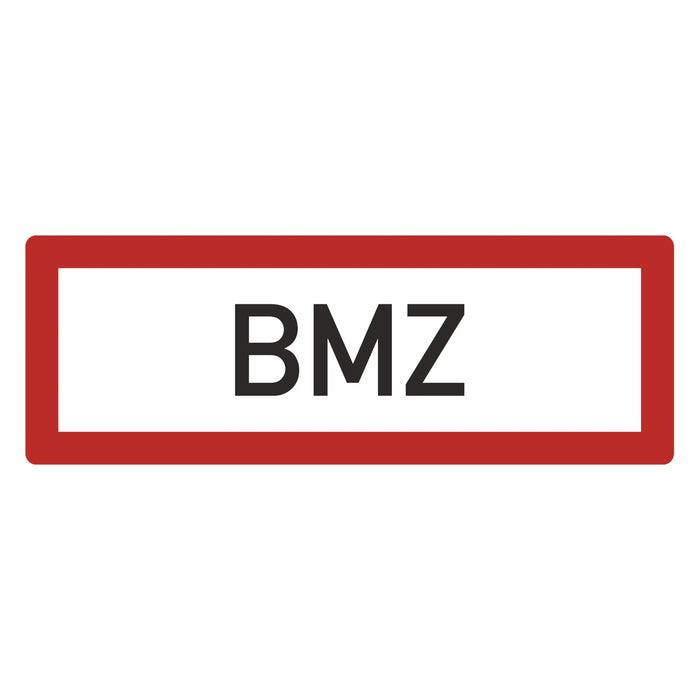 Hinweisschild - Brandschutzeinrichtung - Einsatzhinweise - StVO - DIN 4066 - Für Innen und Aussen - PVC Aufkleber - selbstklebend - 105x297mm becline