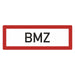 Hinweisschild - Brandschutzeinrichtung - Einsatzhinweise - StVO - DIN 4066 - Für Innen und Aussen - PVC Aufkleber - selbstklebend - 105x297mm becline