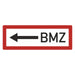 Hinweisschild - Brandschutzeinrichtung - Einsatzhinweise - StVO - DIN 4066 - Für Innen und Aussen - PVC Aufkleber - selbstklebend - 105x297mm becline