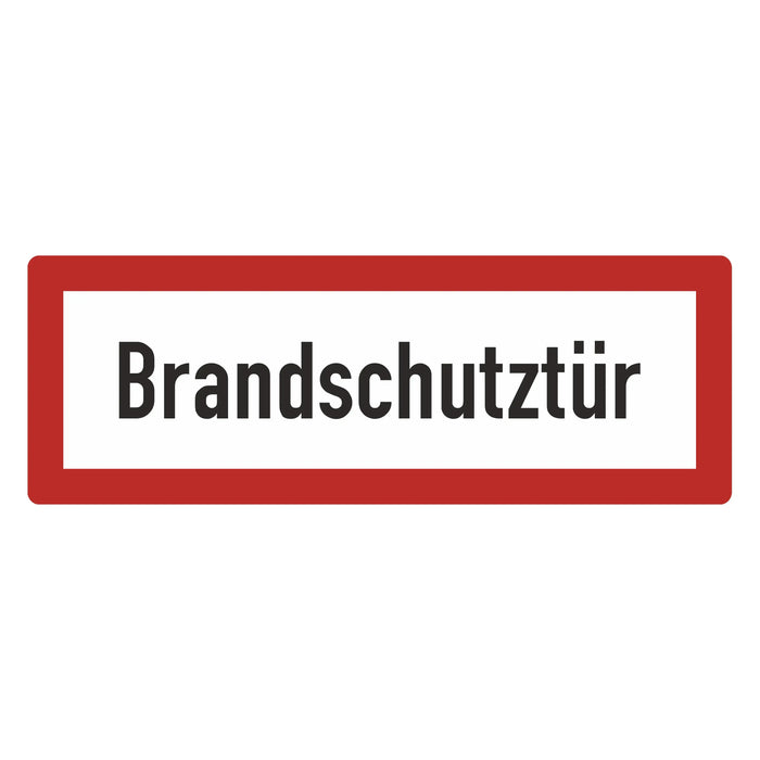 Hinweisschild - Brandschutzeinrichtung - Einsatzhinweise - StVO - DIN 4066 - Für Innen und Aussen - PVC Aufkleber - selbstklebend - 105x297mm becline