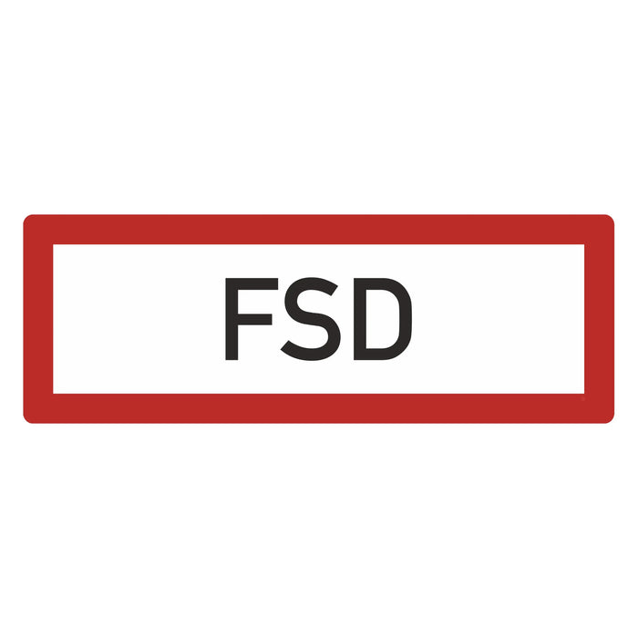 Hinweisschild - Brandschutzeinrichtung - Einsatzhinweise - StVO - DIN 4066 - Für Innen und Aussen - PVC Aufkleber - selbstklebend - 105x297mm becline