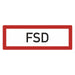 Hinweisschild - Brandschutzeinrichtung - Einsatzhinweise - StVO - DIN 4066 - Für Innen und Aussen - PVC Aufkleber - selbstklebend - 105x297mm becline