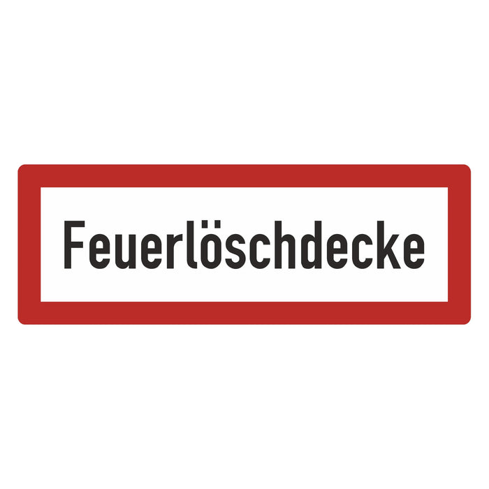 Hinweisschild - Brandschutzeinrichtung - Einsatzhinweise - StVO - DIN 4066 - Für Innen und Aussen - PVC Aufkleber - selbstklebend - 105x297mm becline