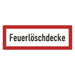 Hinweisschild - Brandschutzeinrichtung - Einsatzhinweise - StVO - DIN 4066 - Für Innen und Aussen - PVC Aufkleber - selbstklebend - 105x297mm becline