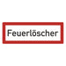 Hinweisschild - Brandschutzeinrichtung - Einsatzhinweise - StVO - DIN 4066 - Für Innen und Aussen - PVC Aufkleber - selbstklebend - 105x297mm becline
