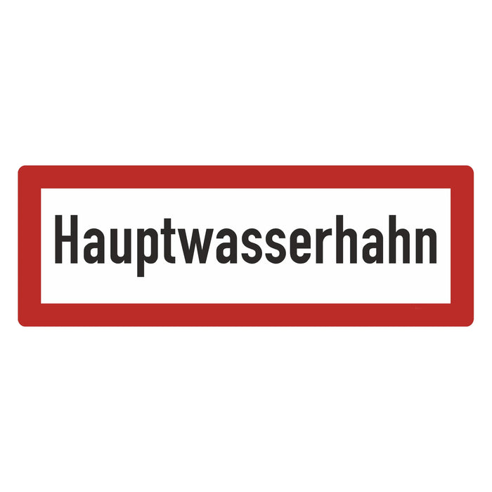 Hinweisschild - Brandschutzeinrichtung - Einsatzhinweise - StVO - DIN 4066 - Für Innen und Aussen - PVC Aufkleber - selbstklebend - 105x297mm becline