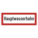 Hinweisschild - Brandschutzeinrichtung - Einsatzhinweise - StVO - DIN 4066 - Für Innen und Aussen - PVC Aufkleber - selbstklebend - 105x297mm becline