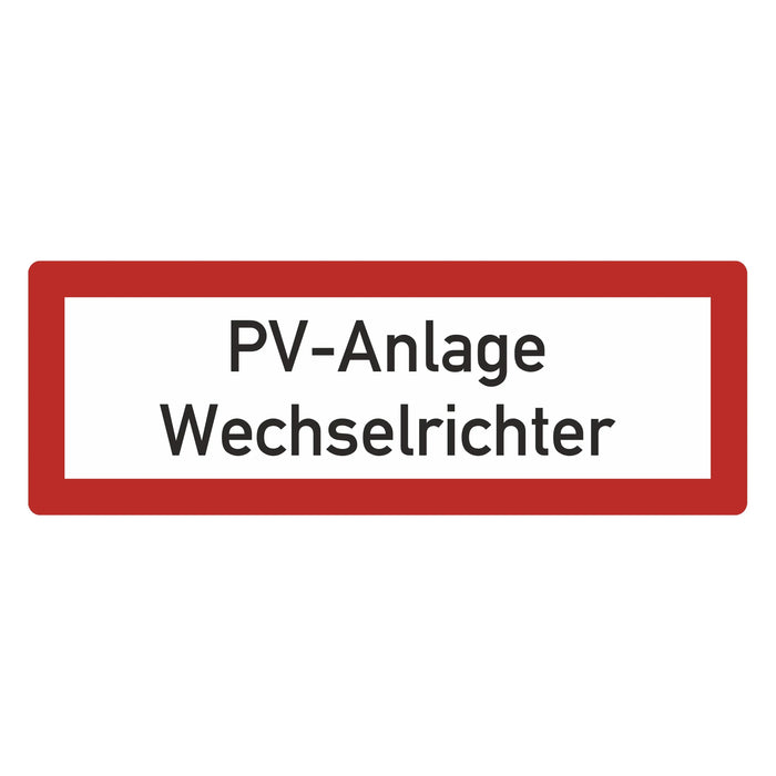 Hinweisschild - Brandschutzeinrichtung - Einsatzhinweise - StVO - DIN 4066 - Für Innen und Aussen - PVC Aufkleber - selbstklebend - 105x297mm becline