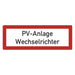 Hinweisschild - Brandschutzeinrichtung - Einsatzhinweise - StVO - DIN 4066 - Für Innen und Aussen - PVC Aufkleber - selbstklebend - 105x297mm becline
