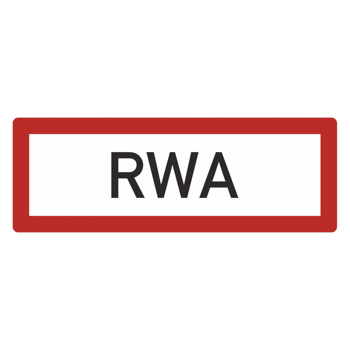 Hinweisschild - Brandschutzeinrichtung - Einsatzhinweise - StVO - DIN 4066 - Für Innen und Aussen - PVC Aufkleber - selbstklebend - 105x297mm becline
