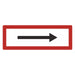 Hinweisschild - Brandschutzeinrichtung - Einsatzhinweise - StVO - DIN 4066 - Für Innen und Aussen - PVC Aufkleber - selbstklebend - 105x297mm becline