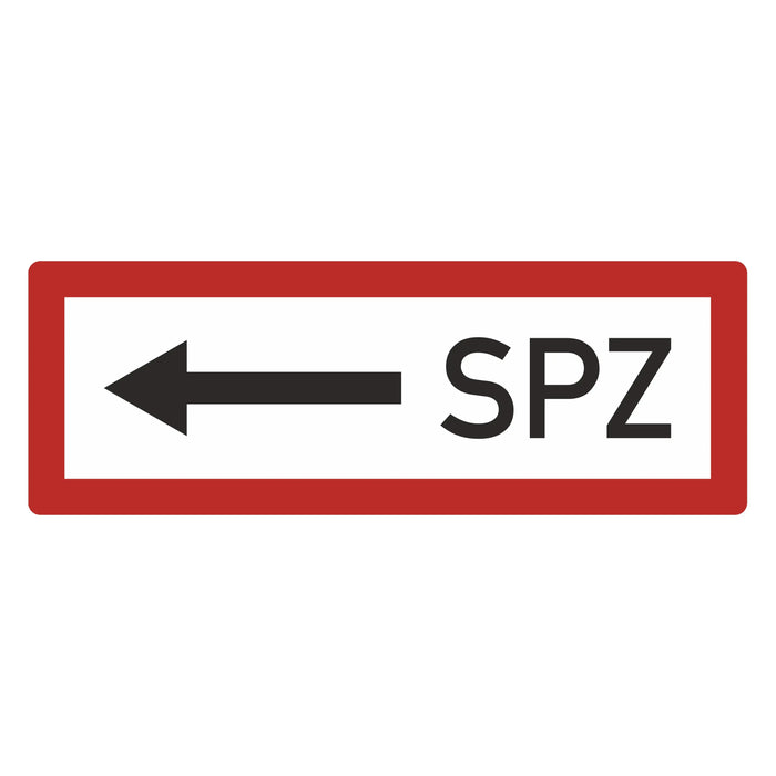 Hinweisschild - Brandschutzeinrichtung - Einsatzhinweise - StVO - DIN 4066 - Für Innen und Aussen - PVC Aufkleber - selbstklebend - 105x297mm becline