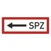 Hinweisschild - Brandschutzeinrichtung - Einsatzhinweise - StVO - DIN 4066 - Für Innen und Aussen - PVC Aufkleber - selbstklebend - 105x297mm becline