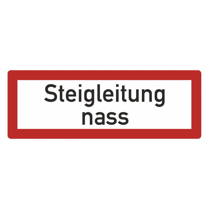 Hinweisschild - Brandschutzeinrichtung - Einsatzhinweise - StVO - DIN 4066 - Für Innen und Aussen - PVC Aufkleber - selbstklebend - 105x297mm becline