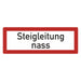 Hinweisschild - Brandschutzeinrichtung - Einsatzhinweise - StVO - DIN 4066 - Für Innen und Aussen - PVC Aufkleber - selbstklebend - 105x297mm becline