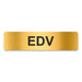 Blacked LaserTEC Leitsysteme - Acryl Schild - Eckig 4 x 16 cm - Selbstklebend - Gold gebürstet - Metall-Optik - UV beständig - Für Innen und Außen (Achtung)