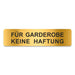 Blacked LaserTEC Leitsysteme - Acryl Schild - Eckig 4 x 16 cm - Selbstklebend - Gold gebürstet - Metall-Optik - UV beständig - Für Innen und Außen (Achtung)