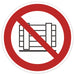 Schild 5cm Durchmesser - DIN EN ISO 7010 - DIN 4844 - ASR A1.3 - Verbotszeichen 50mm für Innen und Aussen - PVC Aufkleber - selbstklebend becline