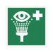 Schild Rettungszeichen 100x100mm - DIN EN ISO 7010 - ASR A1.3-10x10cm für Innen und Aussen - PVC Aufkleber - selbstklebend becline