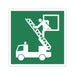 Schild Rettungszeichen 100x100mm - DIN EN ISO 7010 - ASR A1.3-10x10cm für Innen und Aussen - PVC Aufkleber - selbstklebend becline